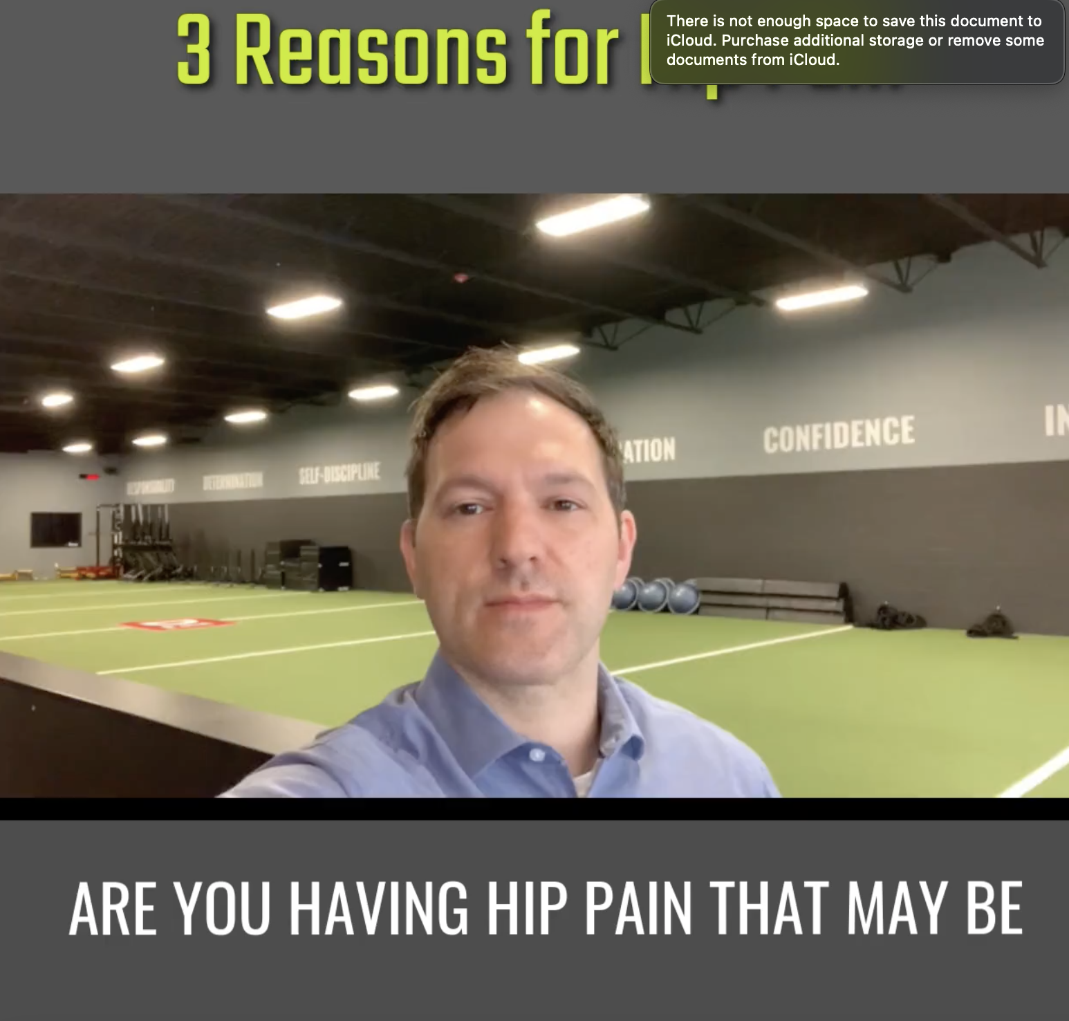 3 Reasons for Hip Pain